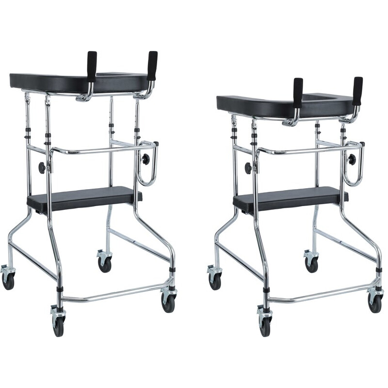 Pojazdné chodítko s opornou plochou a sedadlom UNIZDRAV