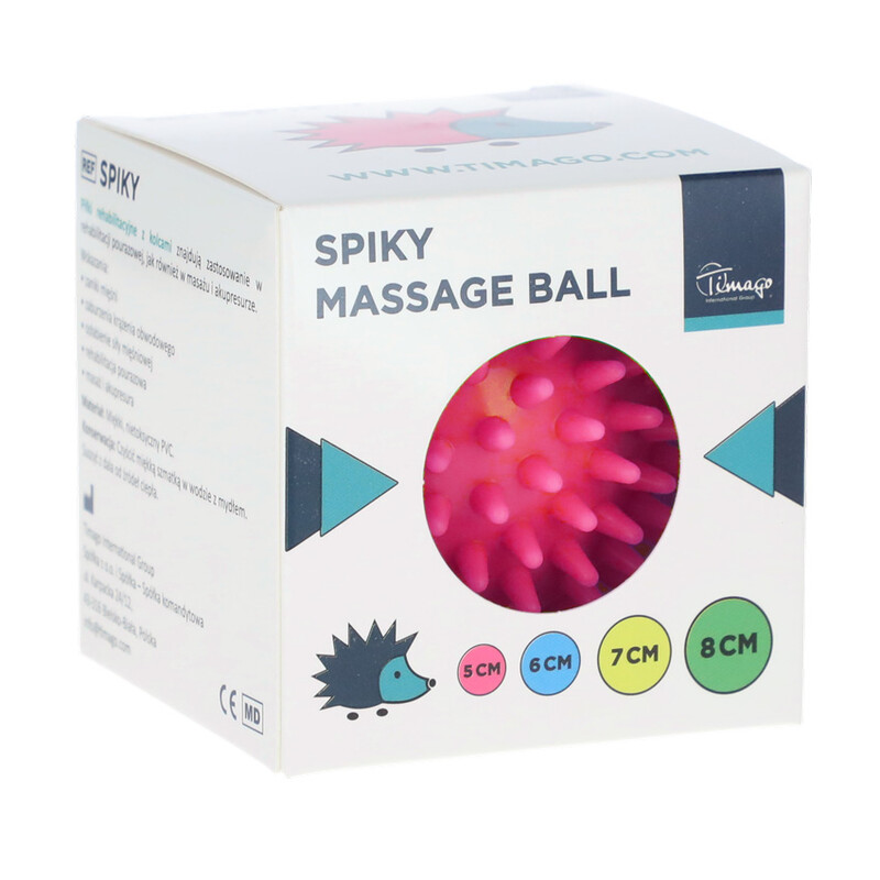 Masážny ježko, ružový 5 cm