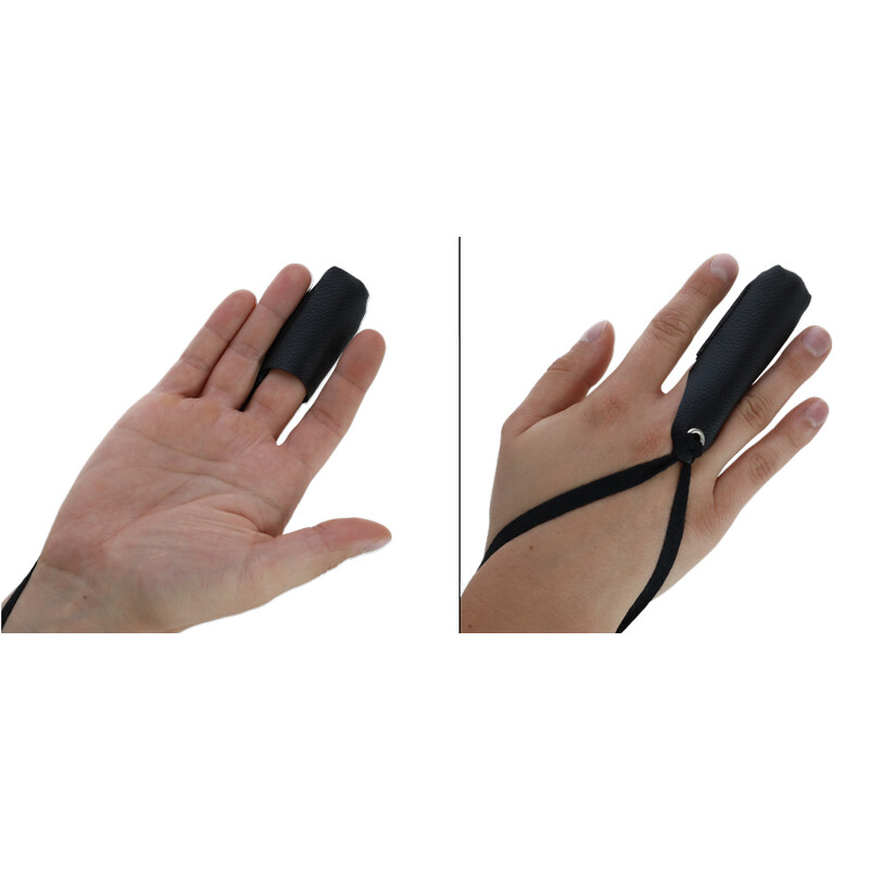 Kožený ochranný návlek na prst