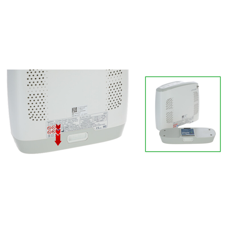 Prenosný kyslíkový koncentrátor Yuwell Spirit 3 - POUŽÍVANÝ 11 HODÍN, BEZ KANYLY