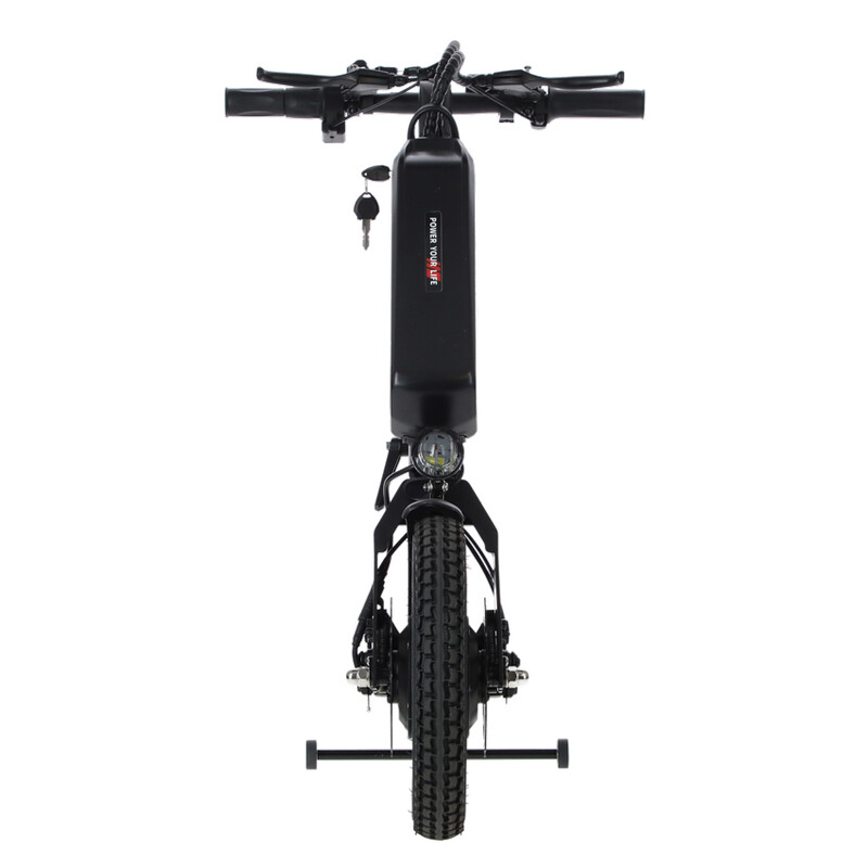 Elesmart A6 Elektrický prídavný pohon na invalidné vozíky - ŠKRABANEC A V ZLOŽENOM STAVE