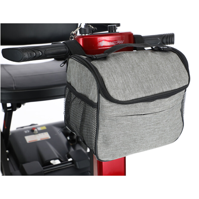 Skladací vozík COMPACT pre seniorov s lítiovou batériou - MIERNE ŠKRABANCE, NAJAZDENÝCH 5 KM