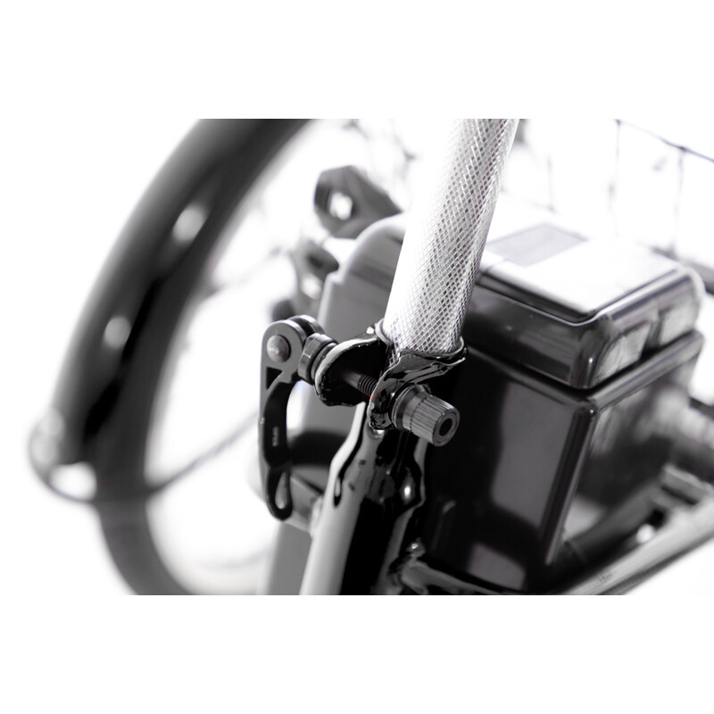 Trojkolesový elektrický bicykel Tornádo ZTECH, čierny - ŠKRABANCE NA BLATNÍKU