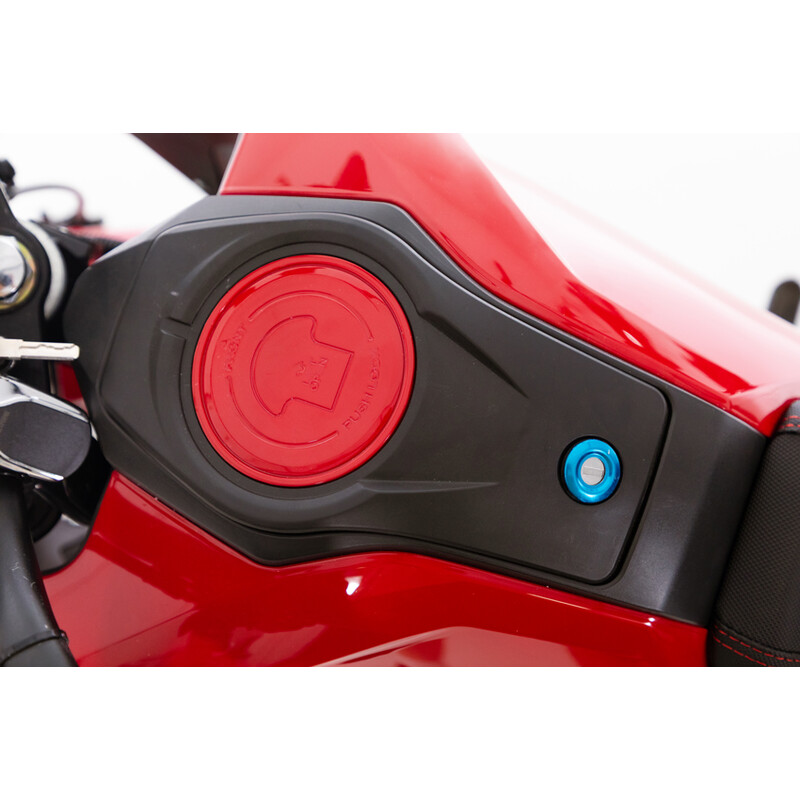 Elektrická motorka e-Flex, červená - VÝSTAVNÝ KUS, ŠKRABANCE NA PLASTOCH, NAJAZDENÝCH 7 KM