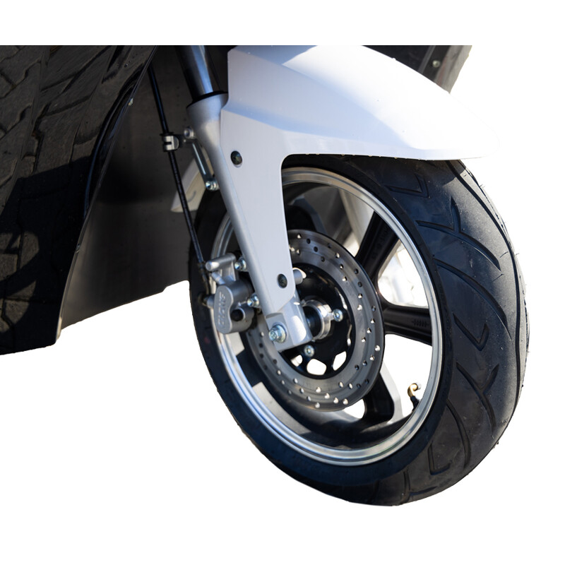 Elektrický trojkolesový skúter UNIZDRAV MiniCar - ŠKRABANEC NA PRAVOM HORNOM ROHU